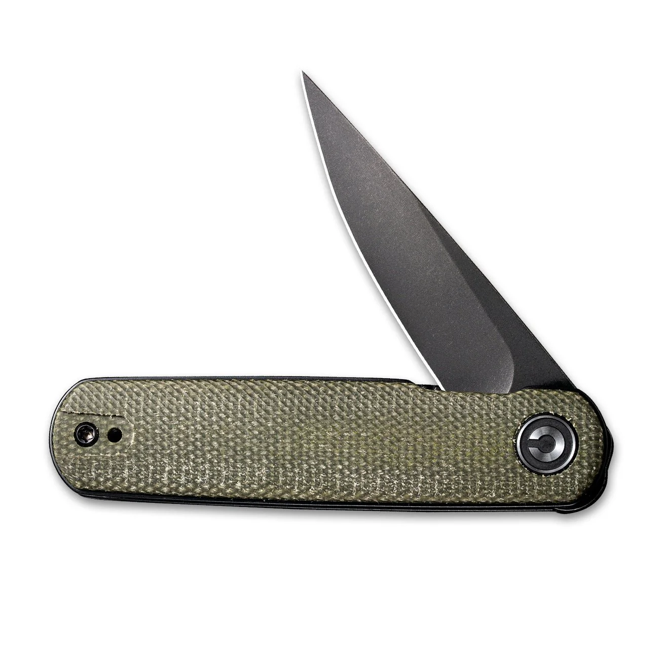 CIVIVI Lumi Top Flipper Pocket Knife Micarta Handle (2.56" 14C28N Blade) C20024-1 - Image 4