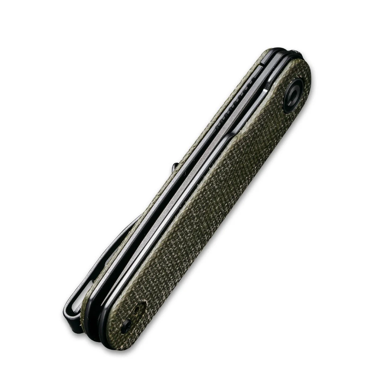 CIVIVI Lumi Top Flipper Pocket Knife Micarta Handle (2.56" 14C28N Blade) C20024-1 - Image 7