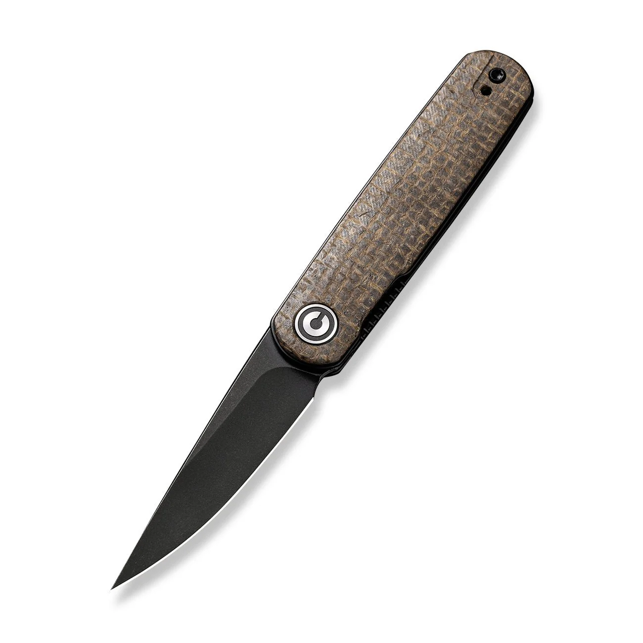CIVIVI Lumi Top Flipper Pocket Knife Micarta Handle (2.56" 14C28N Blade) C20024-5 - Image 8