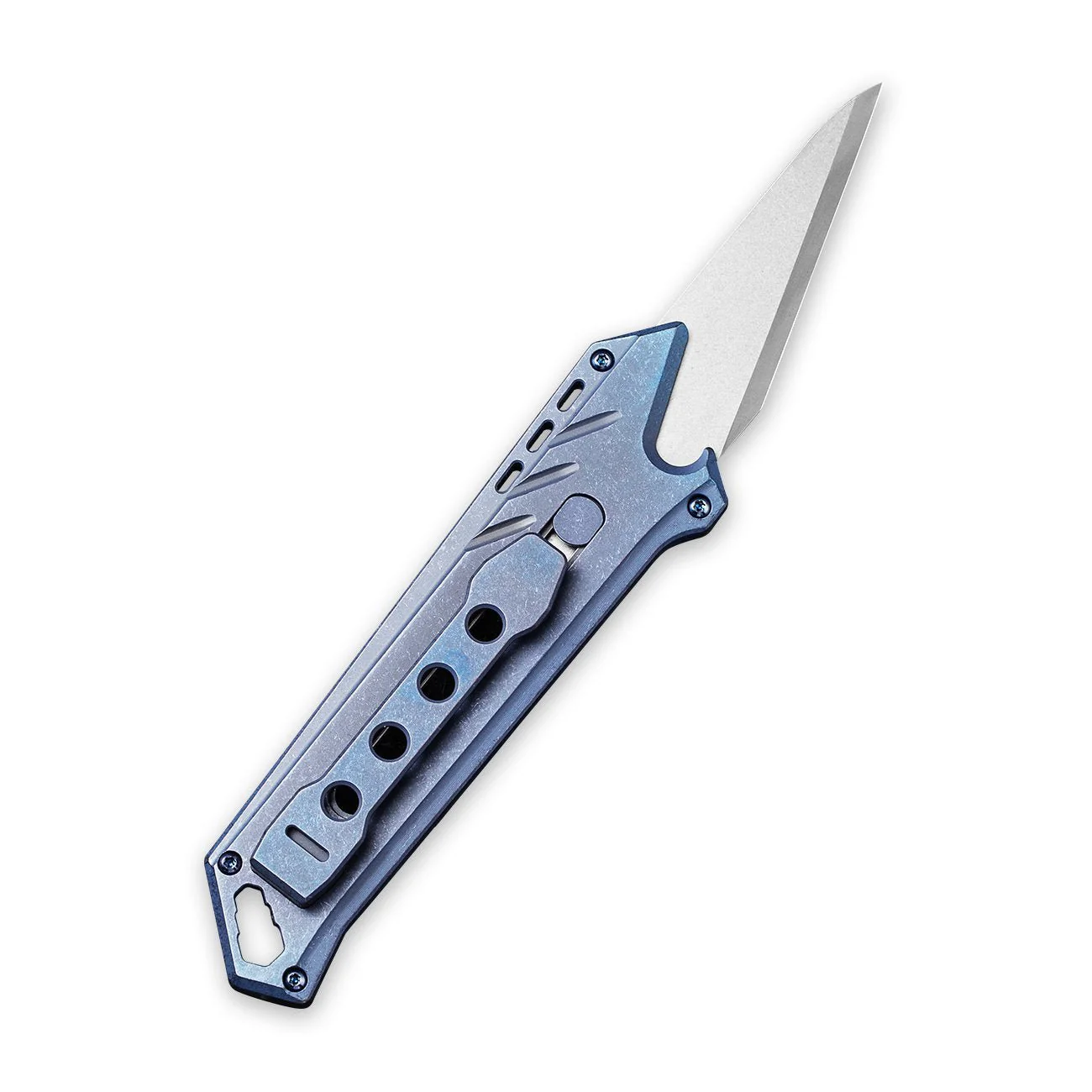CIVIVI Mandate Utility Knife Titanium Handle (2.12" 1PC Damascus Blade) C2007B, With 2PCS 9Cr18MoV Blades - Image 2