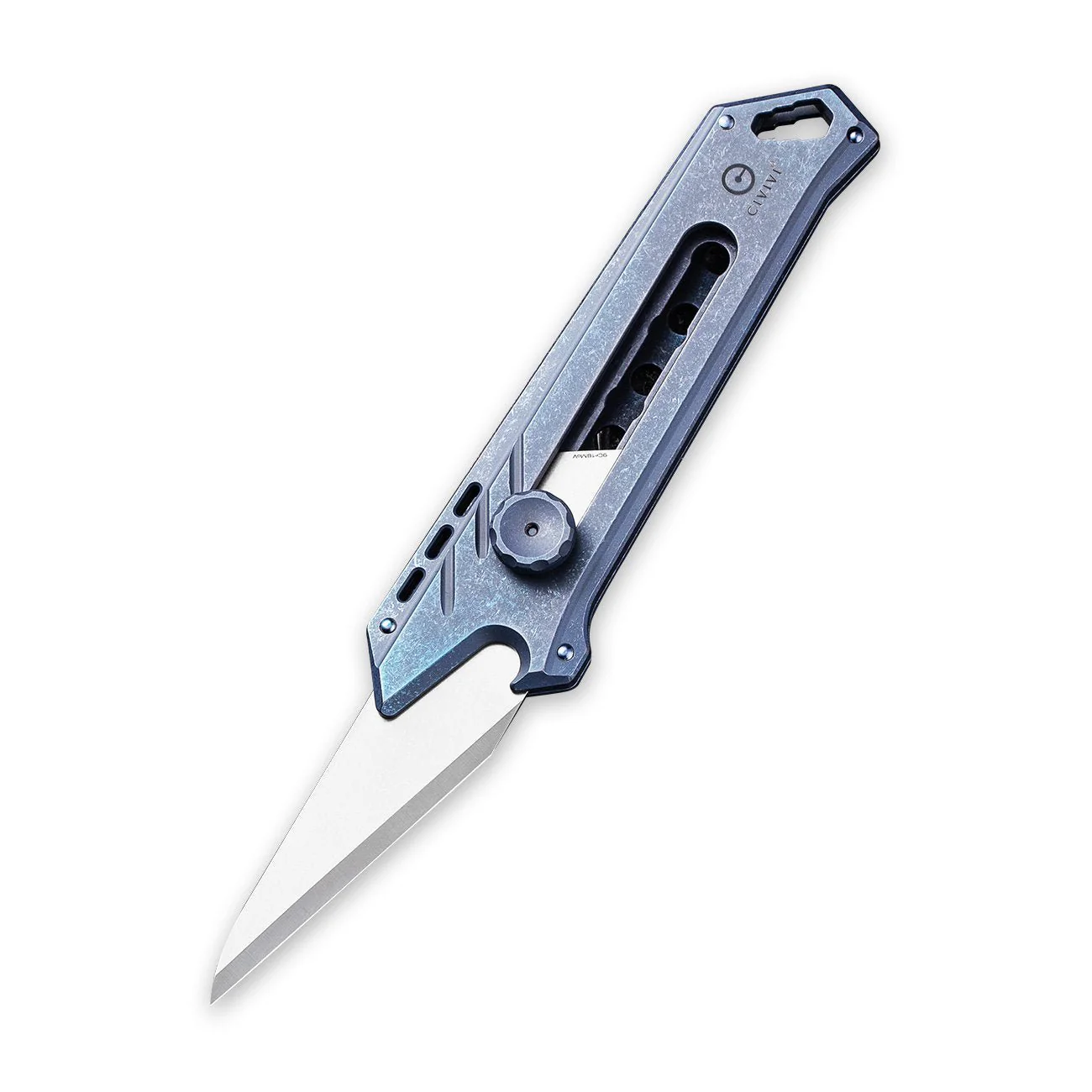 CIVIVI Mandate Utility Knife Titanium Handle (2.12" 1PC Damascus Blade) C2007B, With 2PCS 9Cr18MoV Blades - Image 3