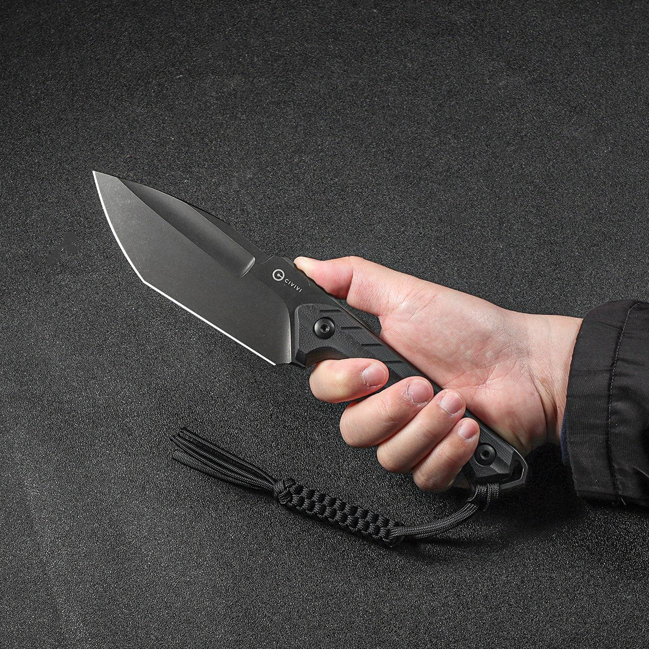 CIVIVI Maxwell Fixed Blade Knife G10 Handle (4.74" D2 Blade) C21040-1 - Image 3