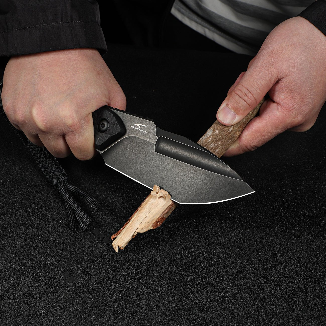 CIVIVI Maxwell Fixed Blade Knife G10 Handle (4.74" D2 Blade) C21040-1 - Image 4