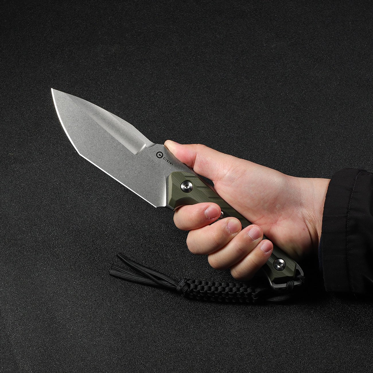 CIVIVI Maxwell Fixed Blade Knife G10 Handle (4.74" D2 Blade) C21040-2 - Image 3