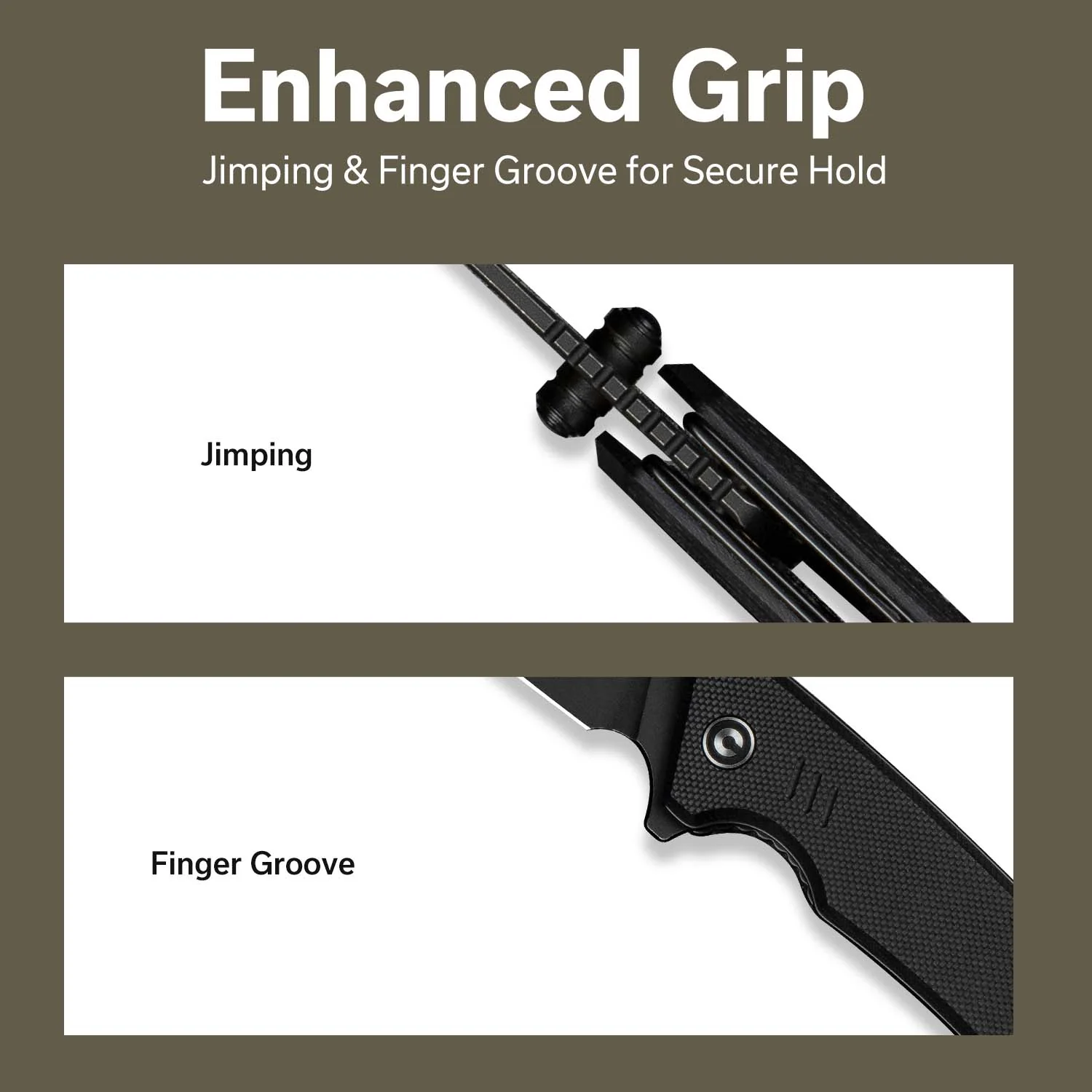 CIVIVI Merit Flipper & Thumb Stud Knife G10 Handle (3.28" 14C28N Blade) C24012-1 - Image 6