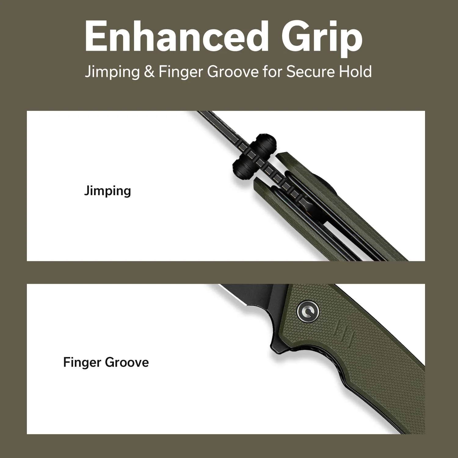 CIVIVI Merit Flipper & Thumb Stud Knife G10 Handle (3.28" 14C28N Blade) C24012-2 - Image 6