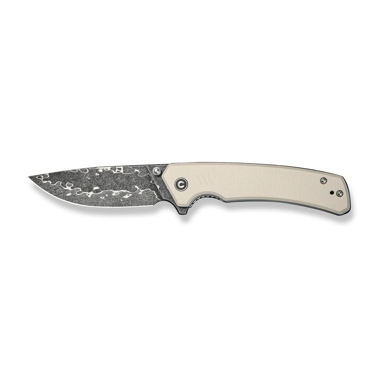 CIVIVI Merit Flipper & Thumb Stud Knife G10 Handle (3.28" Damascus Blade) C24012-DS1 - Image 10