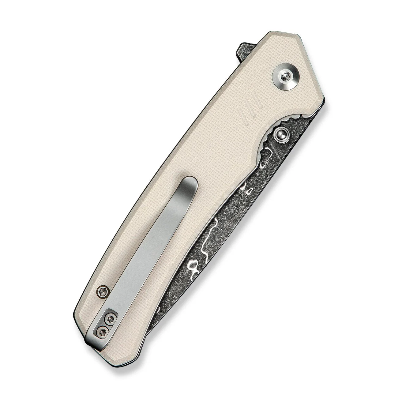 CIVIVI Merit Flipper & Thumb Stud Knife G10 Handle (3.28" Damascus Blade) C24012-DS1 - Image 13