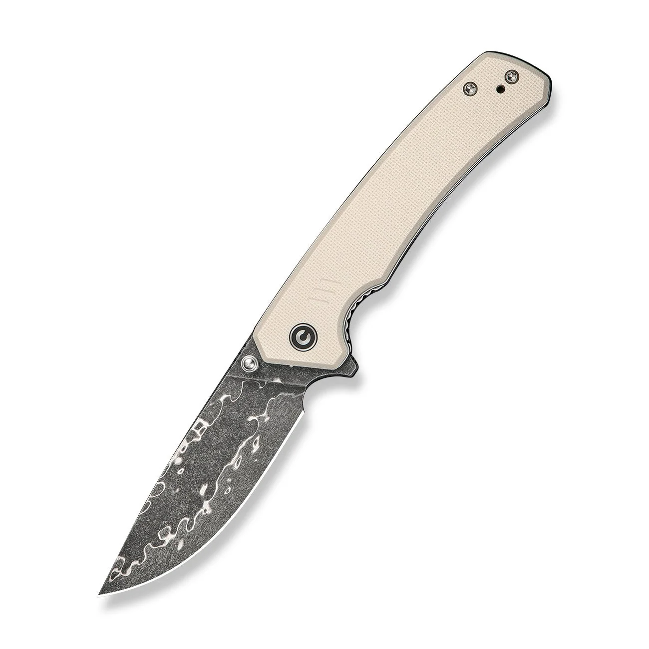 CIVIVI Merit Flipper & Thumb Stud Knife G10 Handle (3.28" Damascus Blade) C24012-DS1 - Image 9