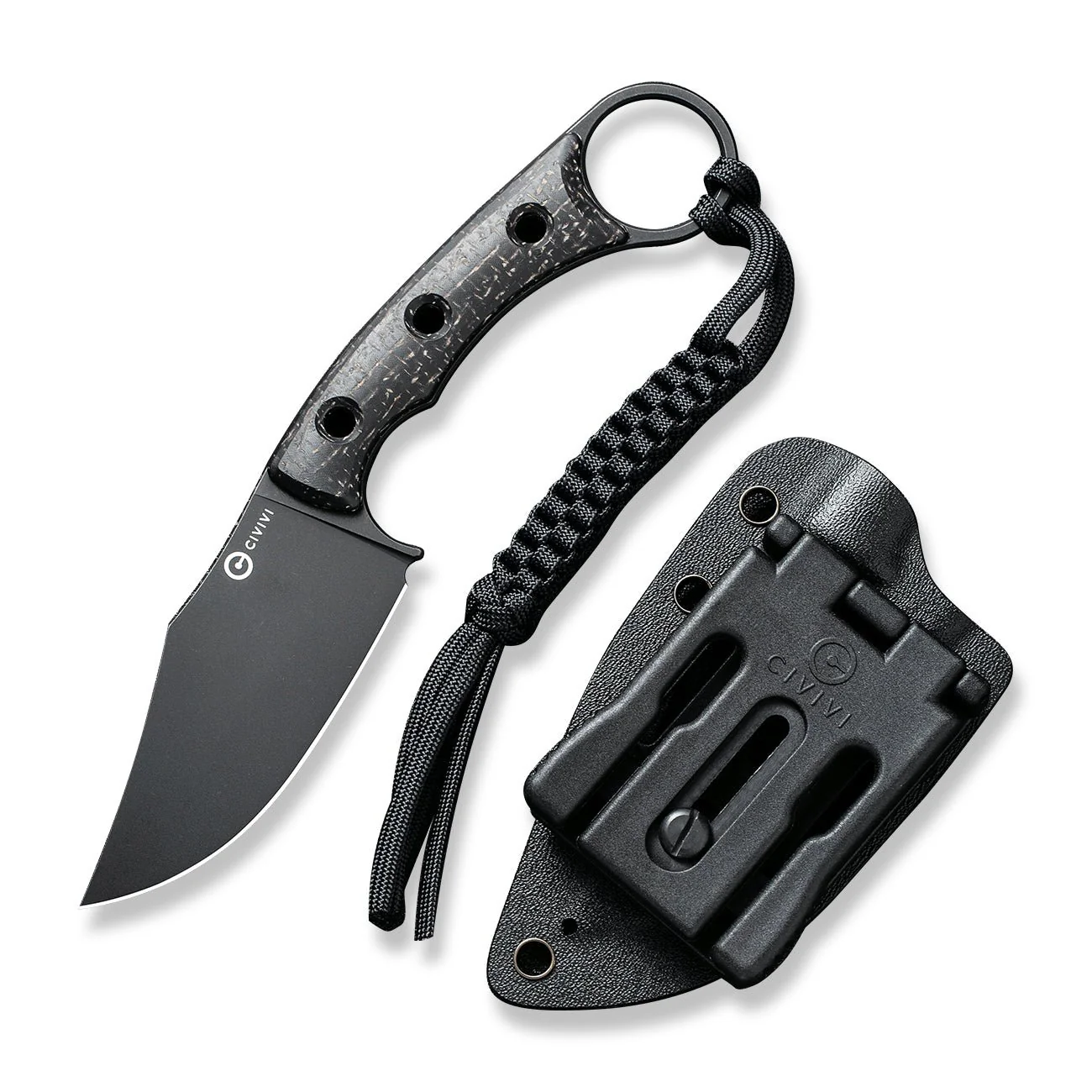 CIVIVI Midwatch Fixed Blade Knife Micarta Handle (3.39" N690 Blade) C20059B-1 - Image 10