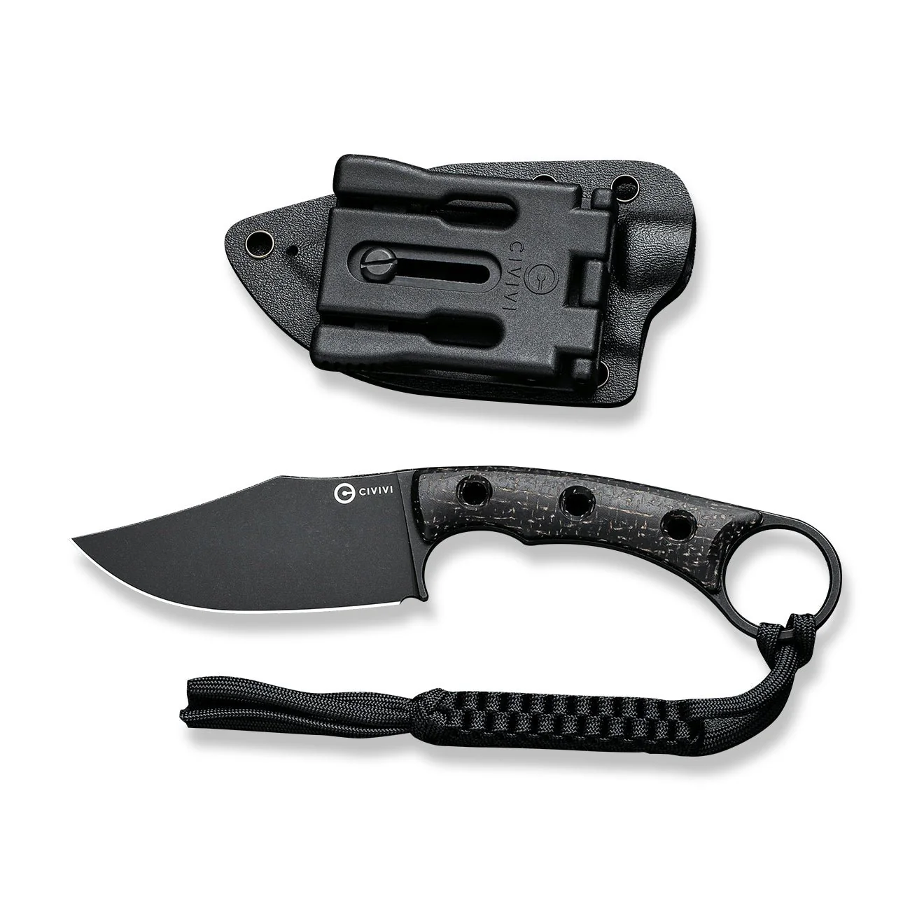 CIVIVI Midwatch Fixed Blade Knife Micarta Handle (3.39" N690 Blade) C20059B-1 - Image 13