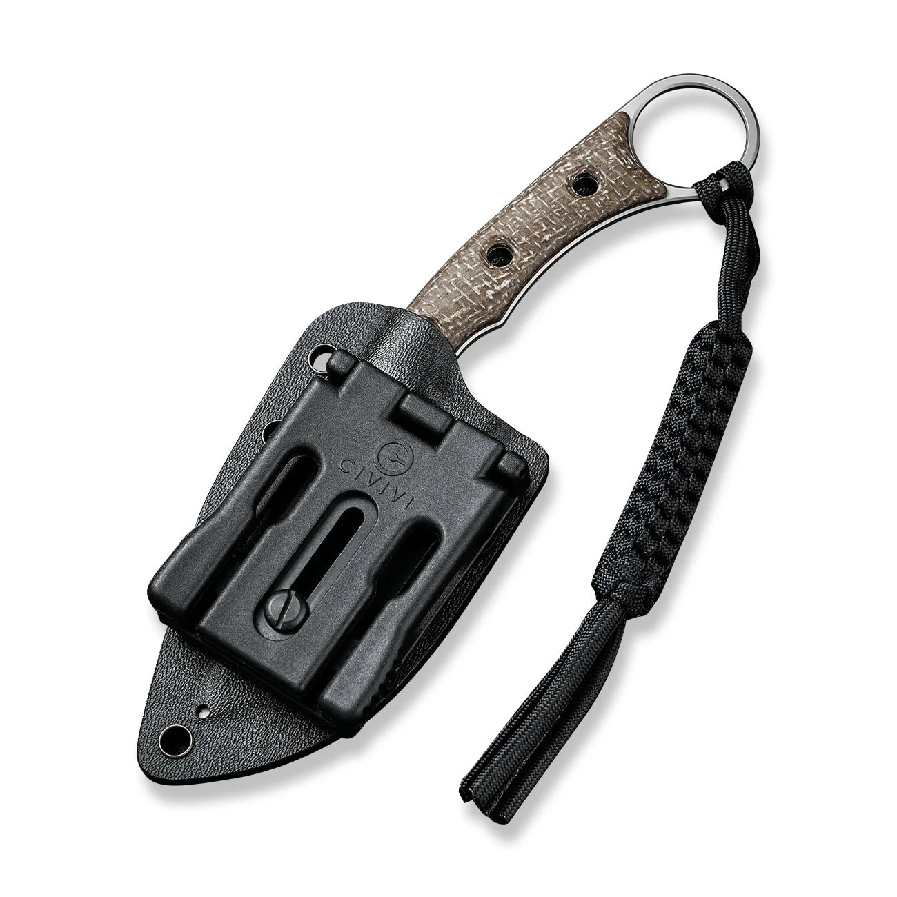 CIVIVI Midwatch Fixed Blade Knife Micarta Handle (3.39" N690 Blade) C20059B-2 - Image 13