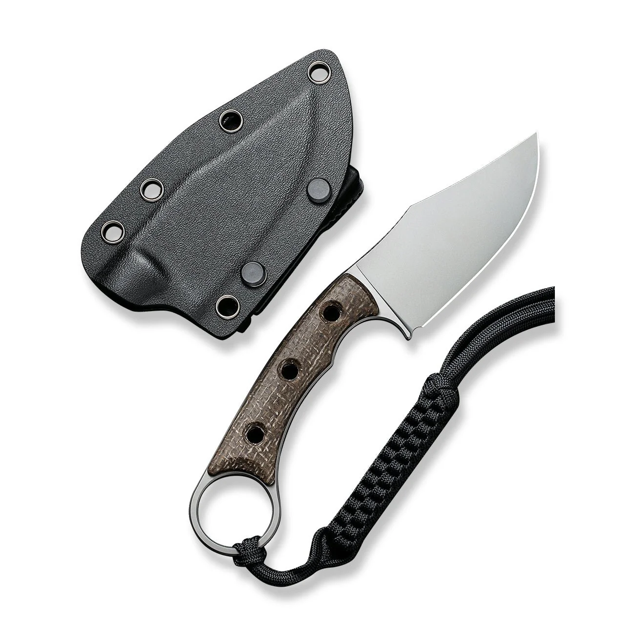 CIVIVI Midwatch Fixed Blade Knife Micarta Handle (3.39" N690 Blade) C20059B-2 - Image 9
