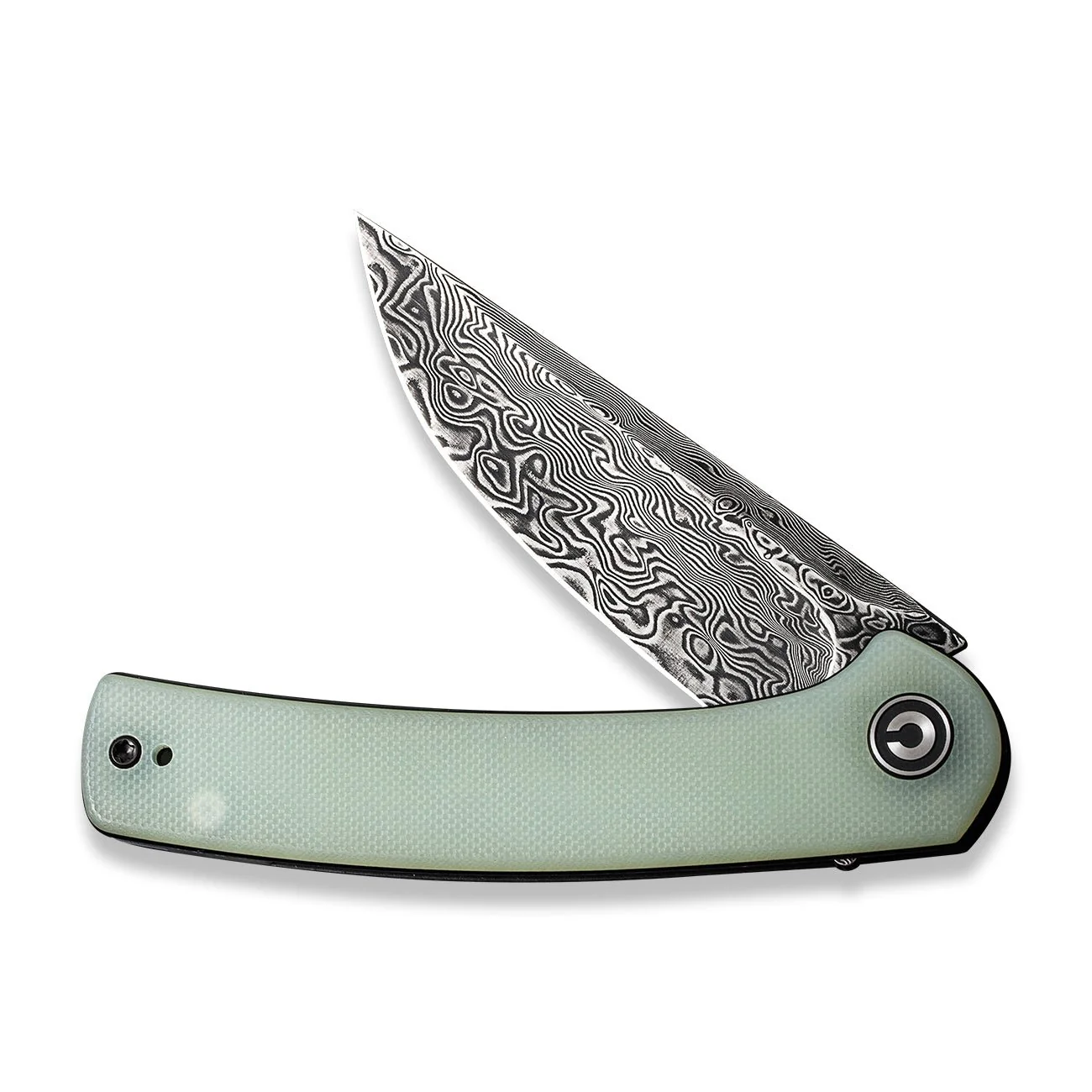 CIVIVI Mini Asticus Flipper Knife G10 Handle (3.25" Damascus Blade) C19026B-DS1 - Image 4