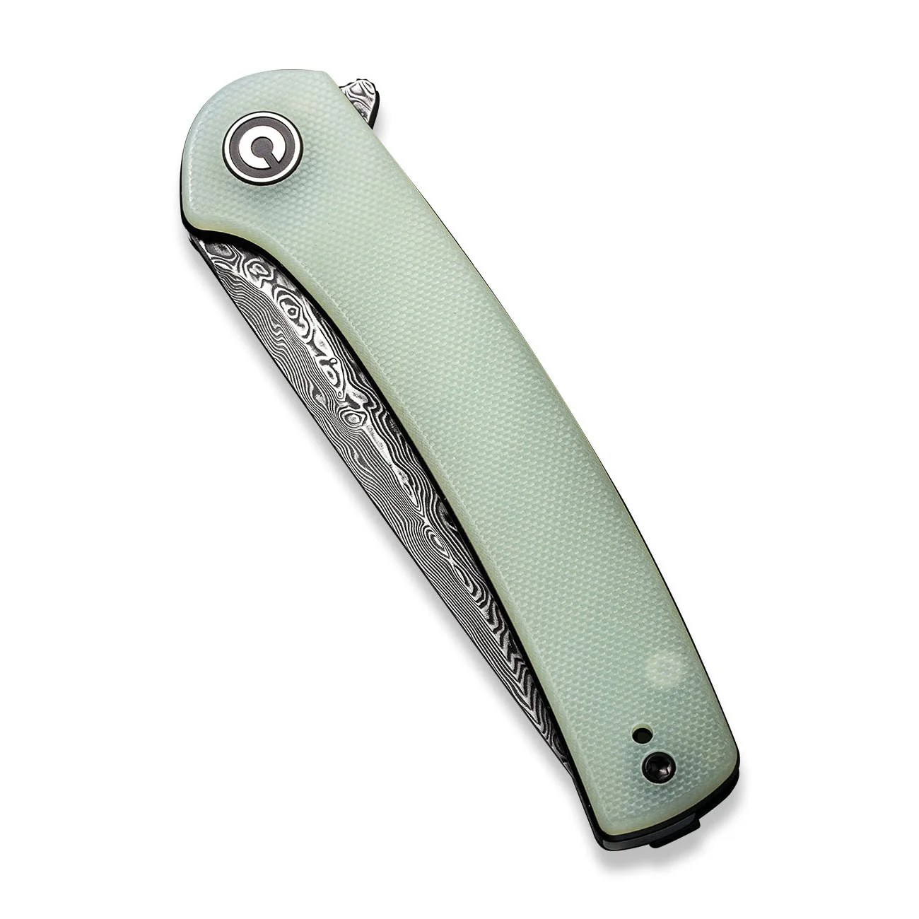 CIVIVI Mini Asticus Flipper Knife G10 Handle (3.25" Damascus Blade) C19026B-DS1 - Image 5