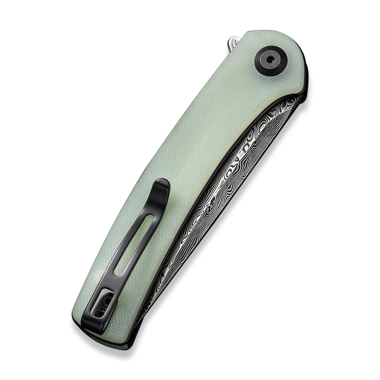 CIVIVI Mini Asticus Flipper Knife G10 Handle (3.25" Damascus Blade) C19026B-DS1 - Image 6