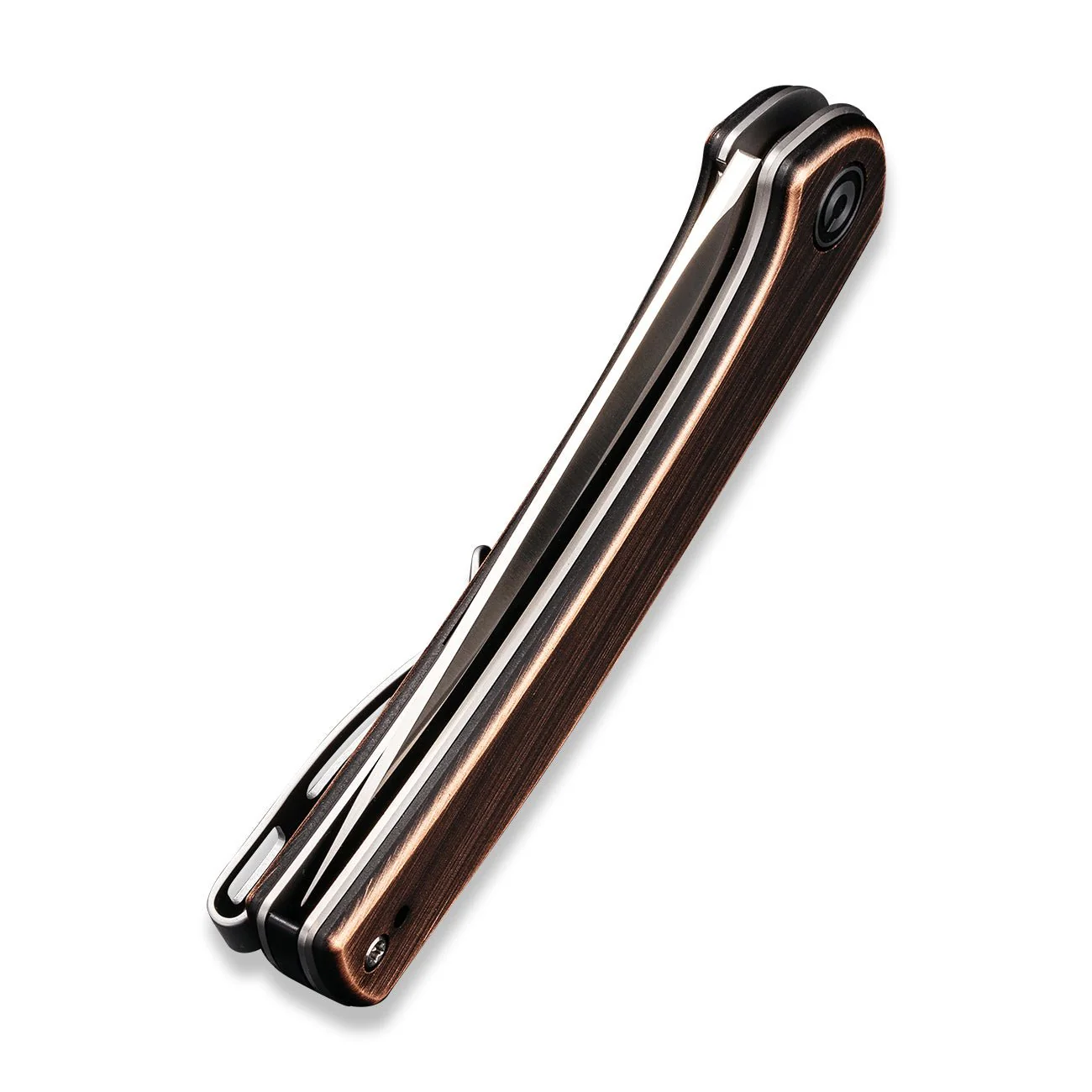 CIVIVI Mini Asticus Flipper Knife Copper Handle (3.25" 10Cr15CoMoV Blade) C19026B-1 - Image 7