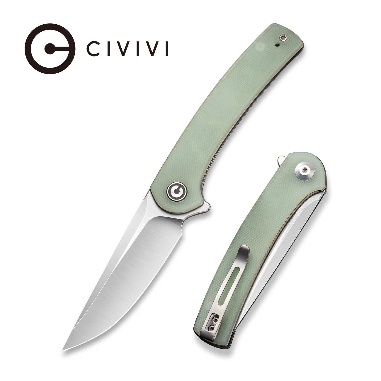 CIVIVI Mini Asticus Flipper Knife G10 Handle (3.25" 10Cr15CoMoV Blade) C19026B-3