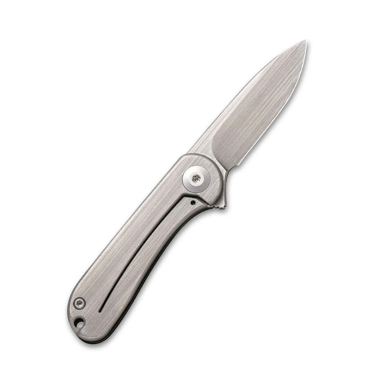 CIVIVI Mini Elementum Flipper Knife Brass Handle (1.83" 14C28N Blade) C18062Q-1 - Image 3