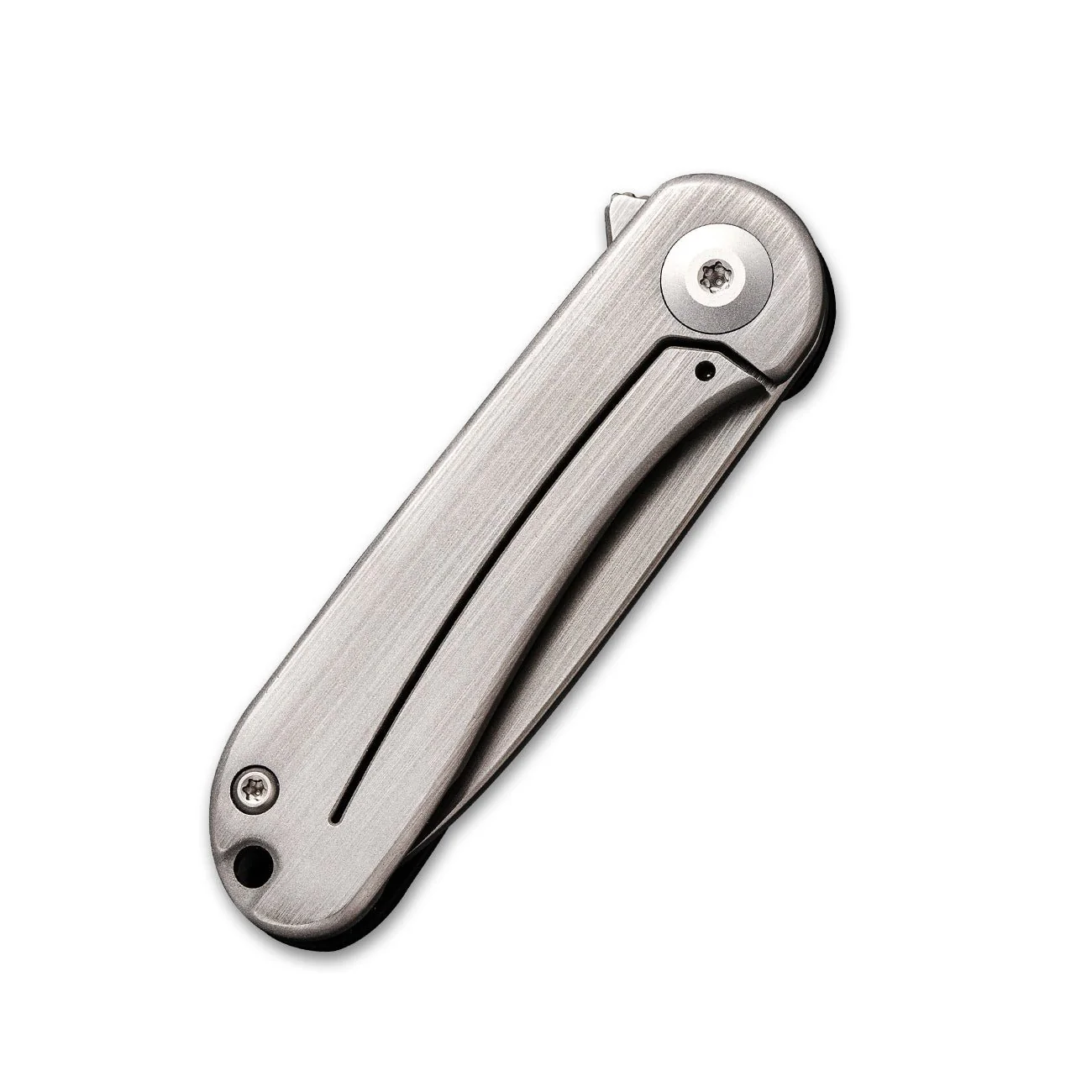 CIVIVI Mini Elementum Flipper Knife Brass Handle (1.83" 14C28N Blade) C18062Q-1 - Image 6