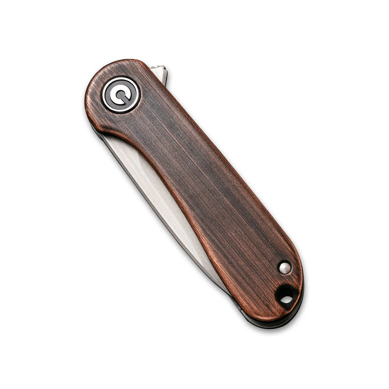 CIVIVI Mini Elementum Flipper Knife Copper Handle (1.83" 14C28N Blade) C18062Q-2 - Image 5