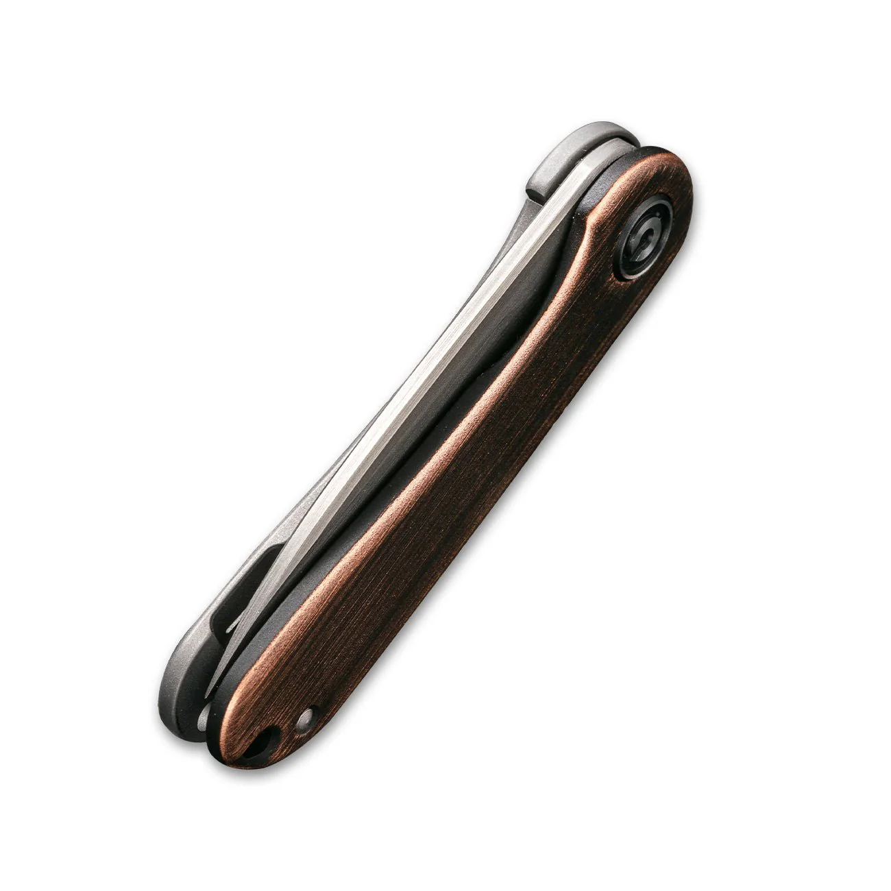 CIVIVI Mini Elementum Flipper Knife Copper Handle (1.83" 14C28N Blade) C18062Q-2 - Image 7