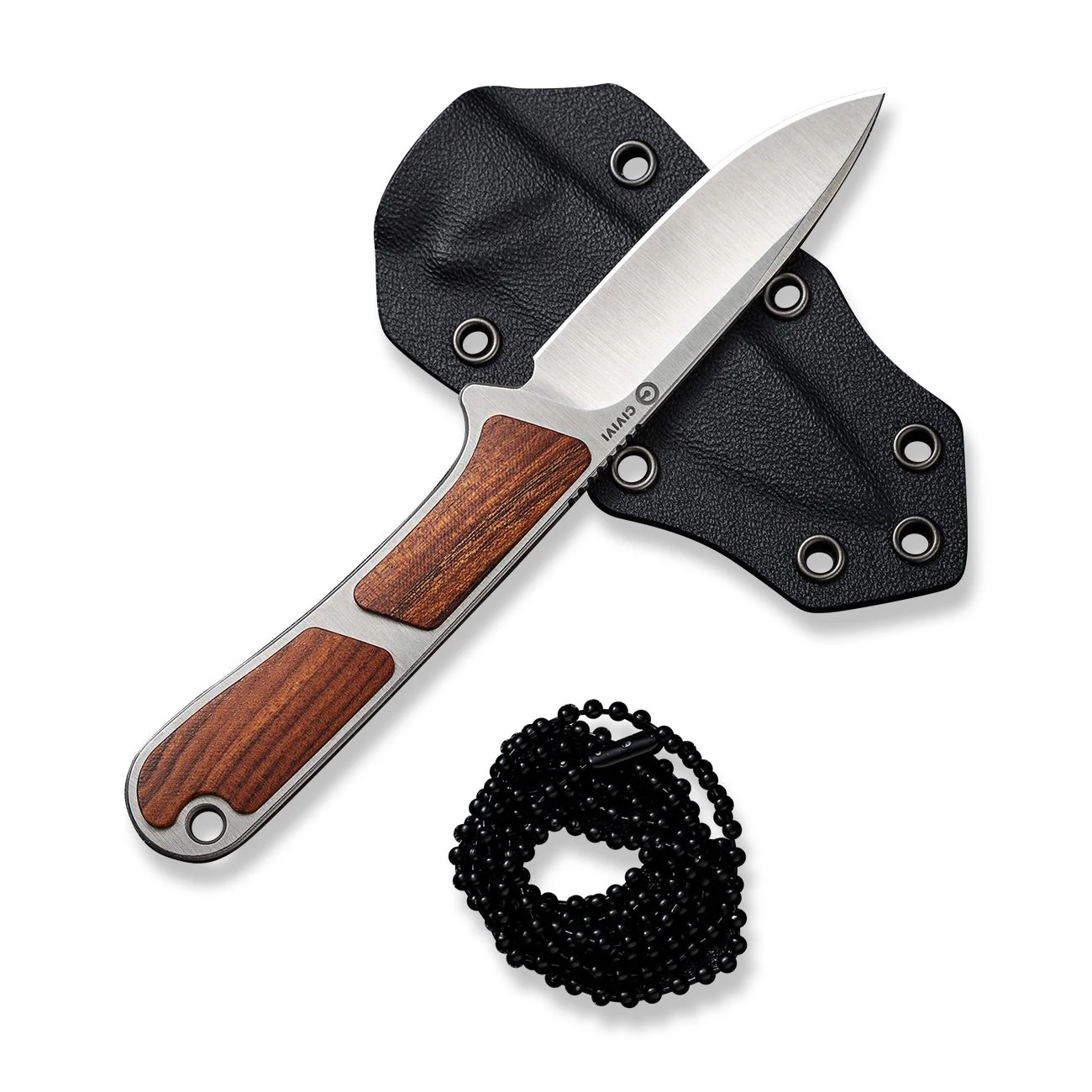 CIVIVI Mini Elementum Fixed Blade Knife Wood Handle (2.24" Nitro-V Blade) C23010-4 - Image 10