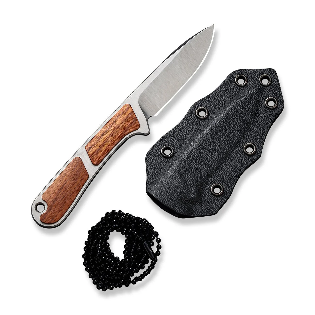 CIVIVI Mini Elementum Fixed Blade Knife Wood Handle (2.24" Nitro-V Blade) C23010-4 - Image 7