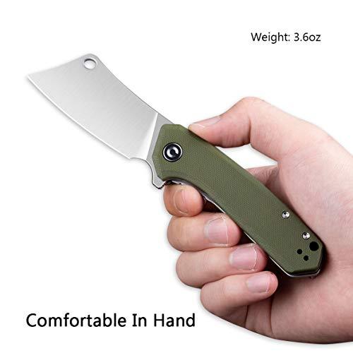 CIVIVI Mini Mastodon Flipper Knife G10 Handle (2.97" 9Cr18MoV Blade) C2011A - Image 4