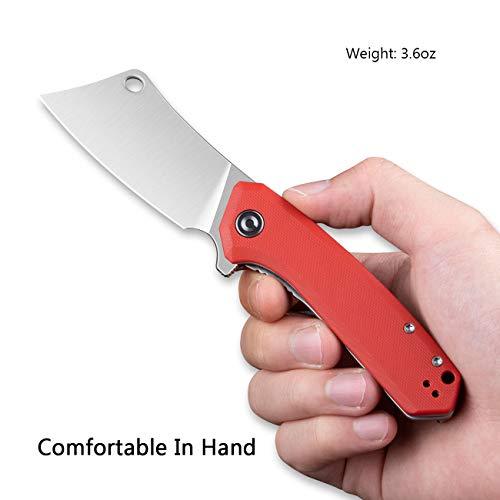 CIVIVI Mini Mastodon Flipper Knife G10 Handle (2.97" 9Cr18MoV Blade) C2011B - Image 4