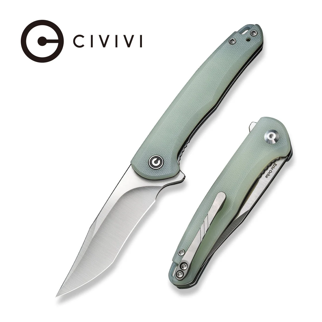 CIVIVI Mini Sandbar Flipper Knife G10 Handle (2.95" Nitro-V Blade) C20011-2