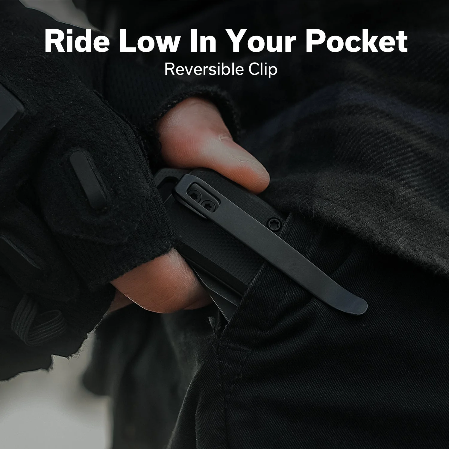 CIVIVI Neurohaptic Flipper & Button Lock Knife G10 Handle (3.74" Nitro-V Blade) C23080-1 - Image 5