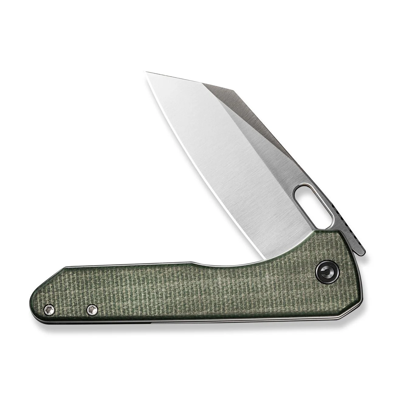 CIVIVI Nugz Flipper & Thumb Hole Knife Micarta Handle (3.17" 14C28N Blade) C23060-2 - Image 9