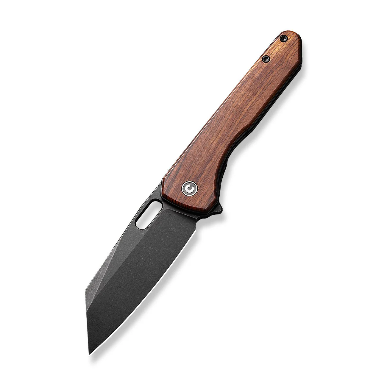 CIVIVI Nugz Flipper & Thumb Hole Knife Wood Handle (3.17" 14C28N Blade) C23060-3 - Image 8