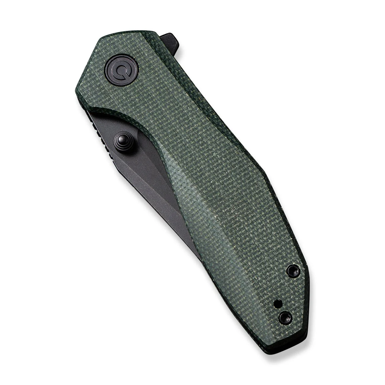 CIVIVI ODD 22 Flipper & Thumb Stud Knife Micarta Handle (2.97" 14C28N Blade) C21032-2 - Image 12