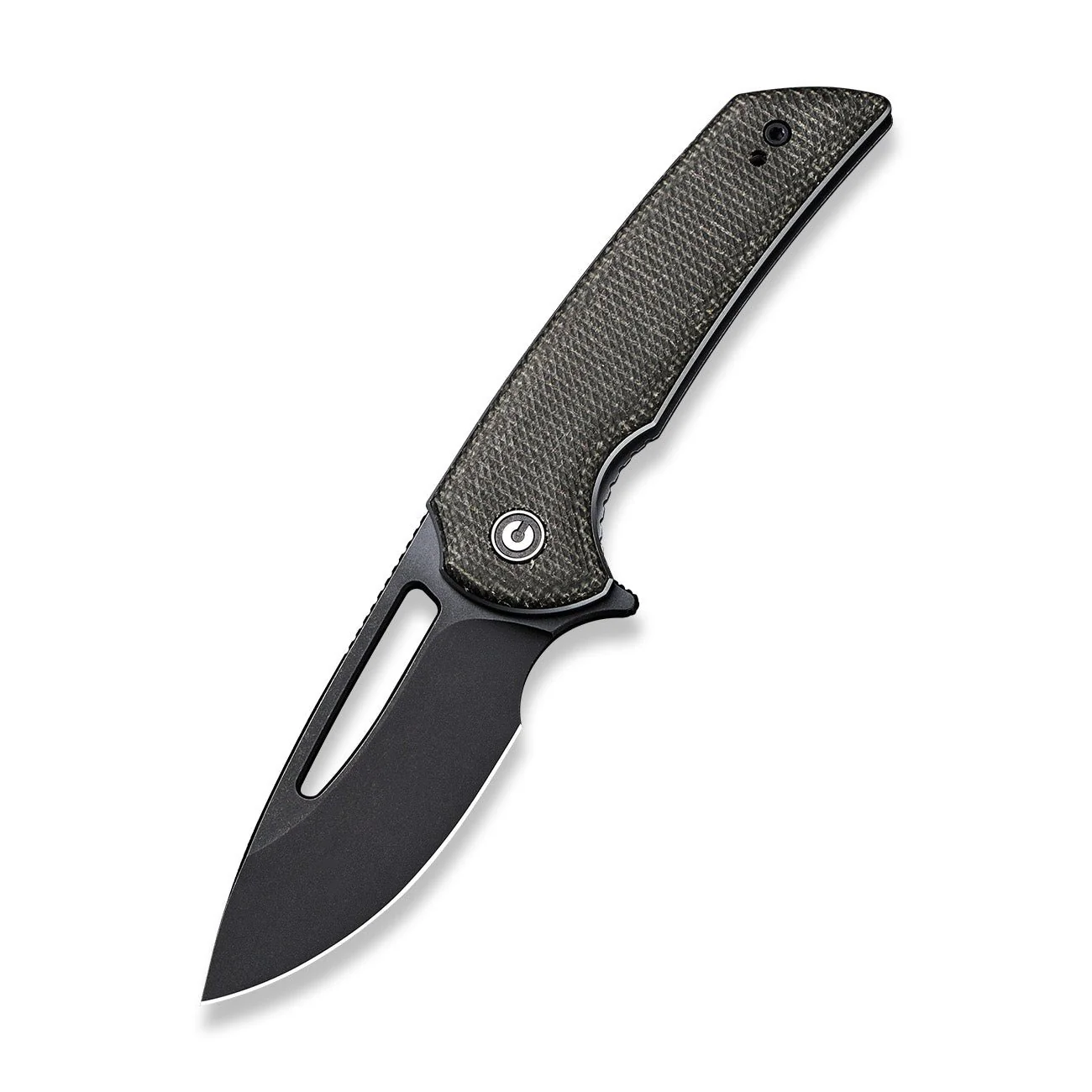 CIVIVI Odium Flipper & Thumb Hole Knife Micarta Handle (2.65" D2 Blade) C2010G - Image 3