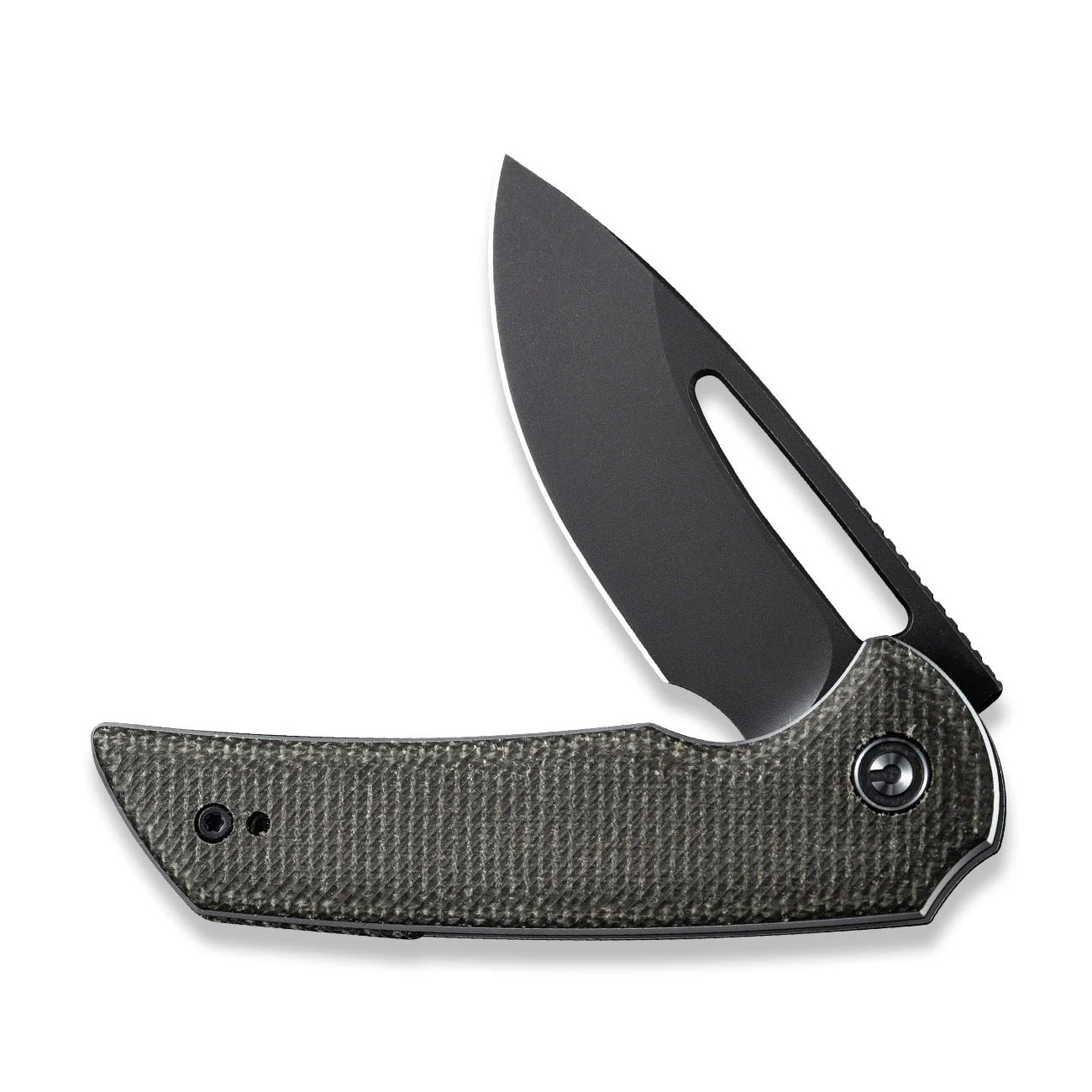CIVIVI Odium Flipper & Thumb Hole Knife Micarta Handle (2.65" D2 Blade) C2010G - Image 4