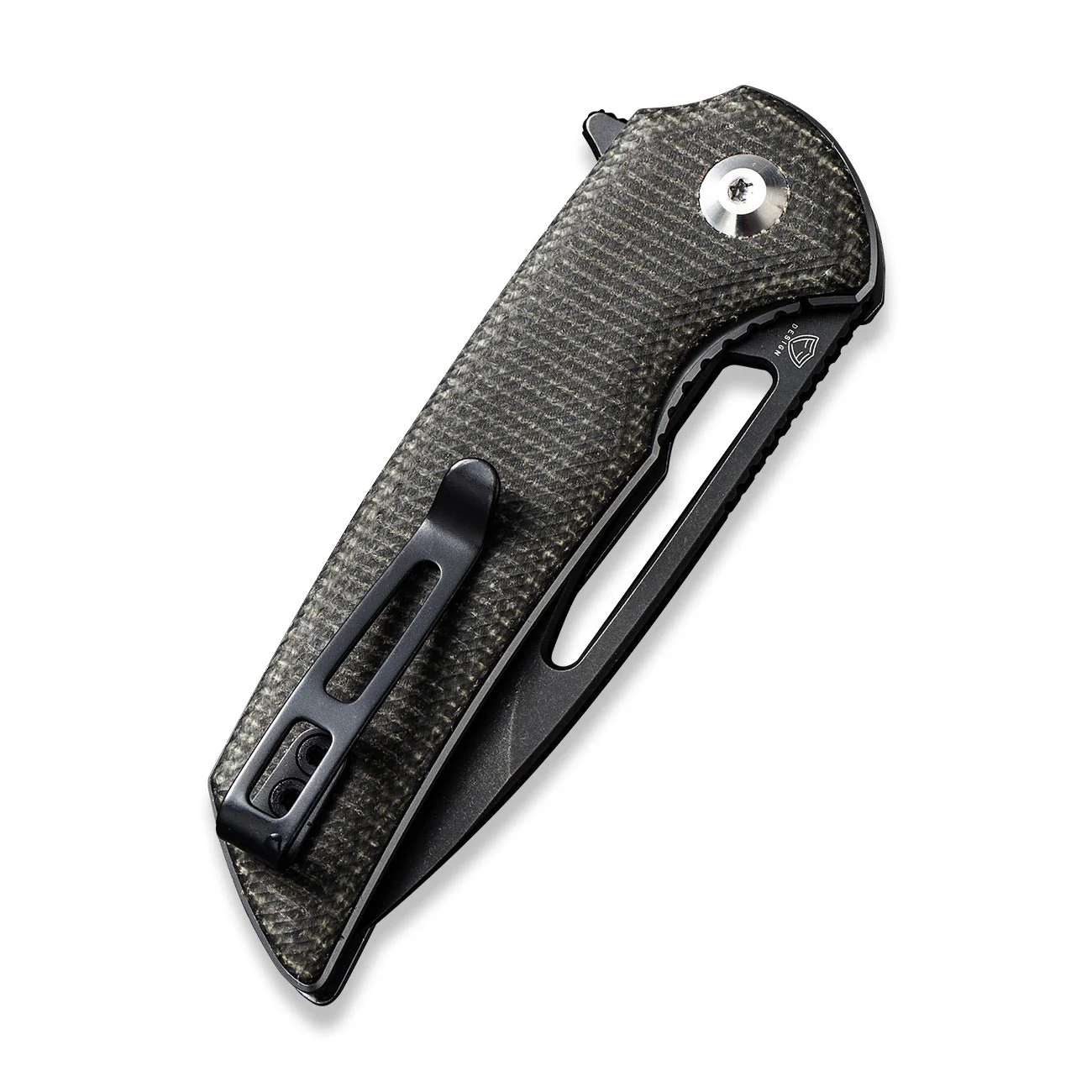 CIVIVI Odium Flipper & Thumb Hole Knife Micarta Handle (2.65" D2 Blade) C2010G - Image 6