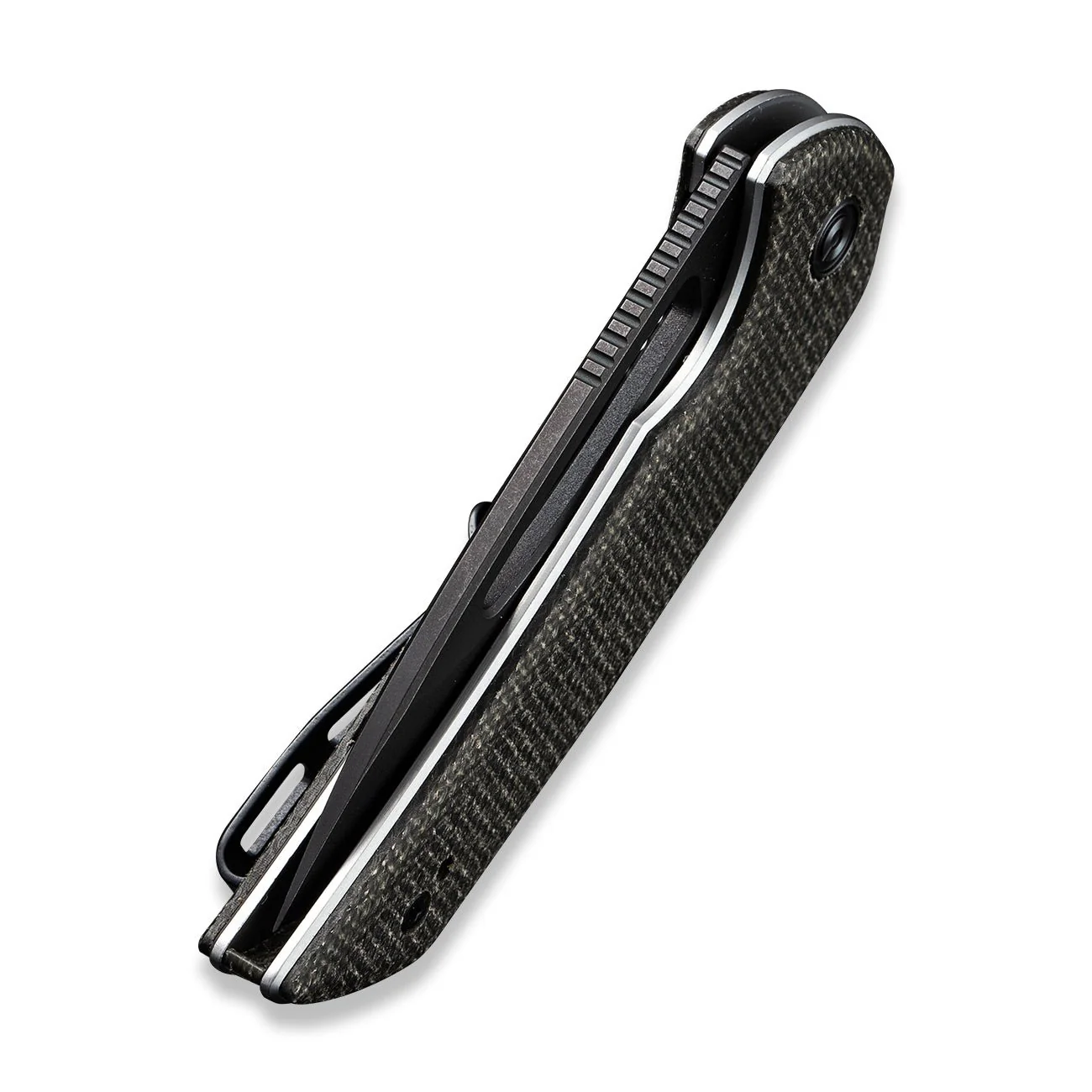 CIVIVI Odium Flipper & Thumb Hole Knife Micarta Handle (2.65" D2 Blade) C2010G - Image 7
