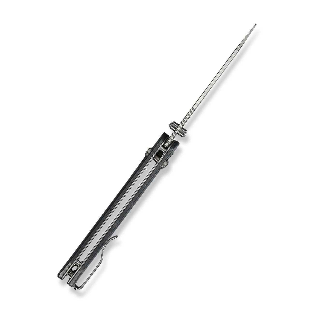 CIVIVI Over Yonder Thumb Stud & Crossbar Lock Knife G10 With Aluminum Foil Handle (3.35" Satin Finished 14C28N Blade) C25027-2 - Image 9
