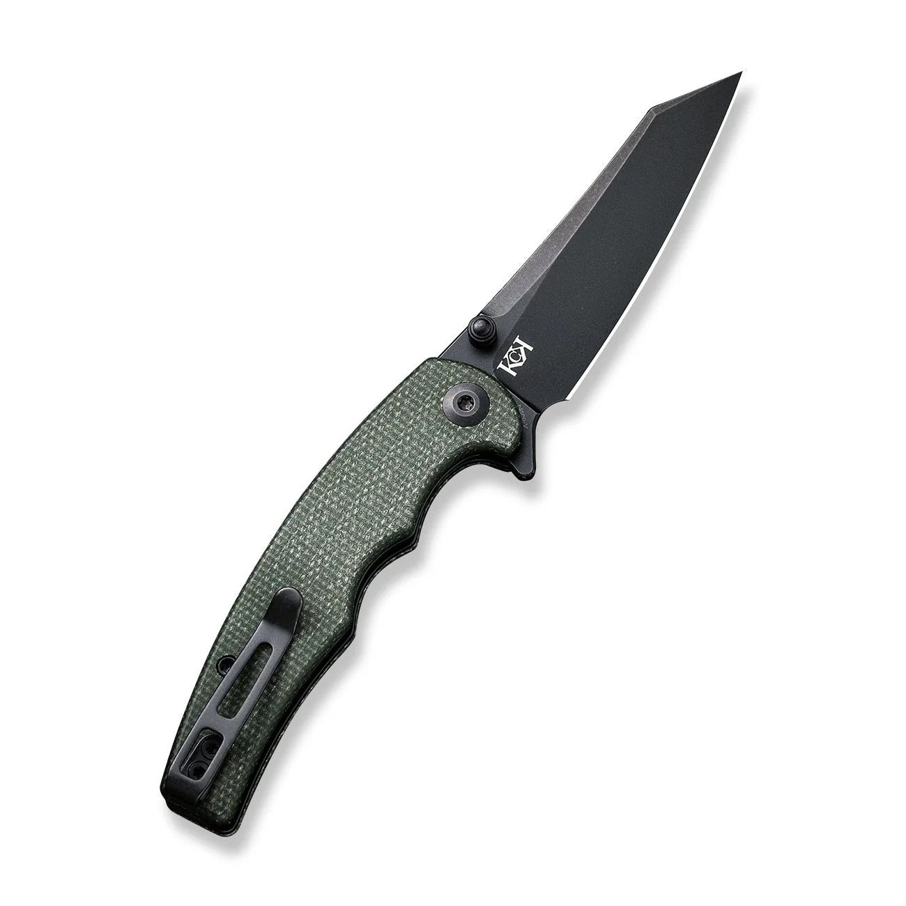 CIVIVI P87 Folder Flipper Knife Micarta Handle (2.90" Nitro-V Blade) C21043-3 - Image 2