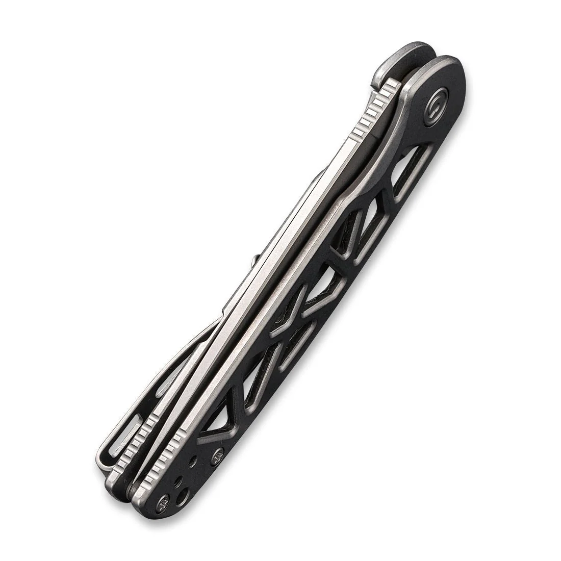 CIVIVI Perf Flipper Knife Stainless Steel Handle (3.12" Nitro-V Blade) C20006-A - Image 7