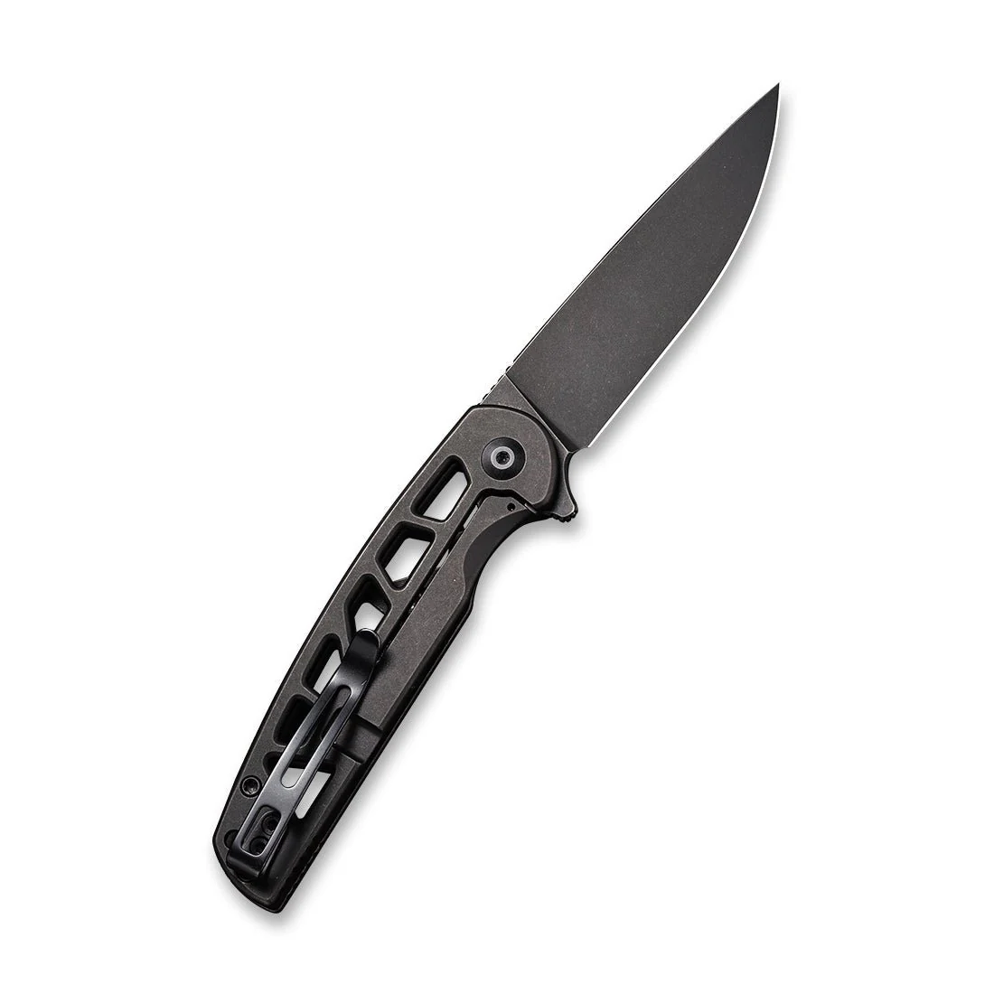 CIVIVI Perf Flipper Knife Stainless Steel Handle (3.12" Nitro-V Blade) C20006-B - Image 2