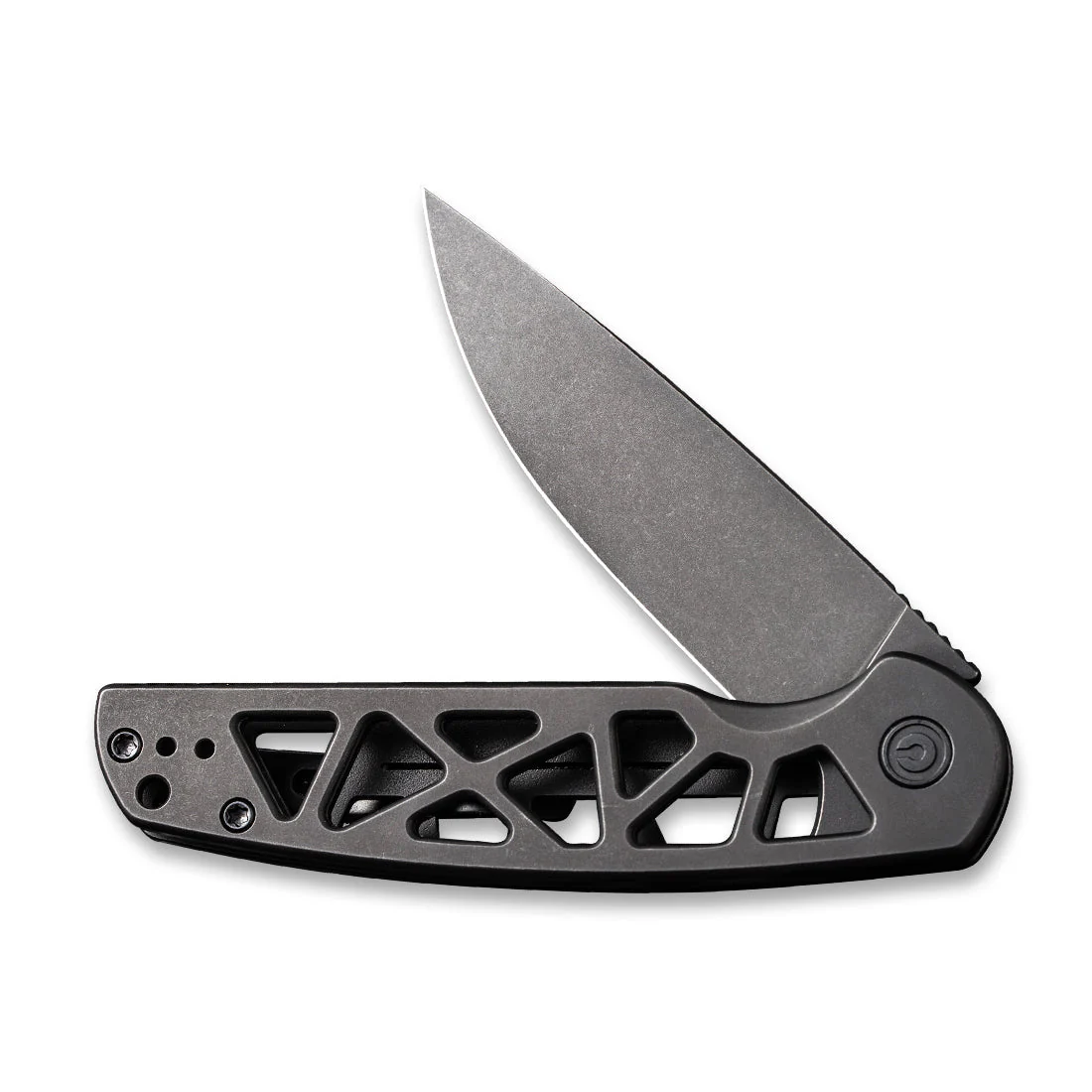 CIVIVI Perf Flipper Knife Stainless Steel Handle (3.12" Nitro-V Blade) C20006-B - Image 4