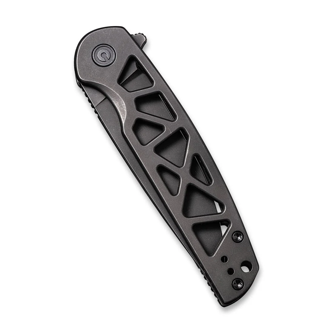 CIVIVI Perf Flipper Knife Stainless Steel Handle (3.12" Nitro-V Blade) C20006-B - Image 5
