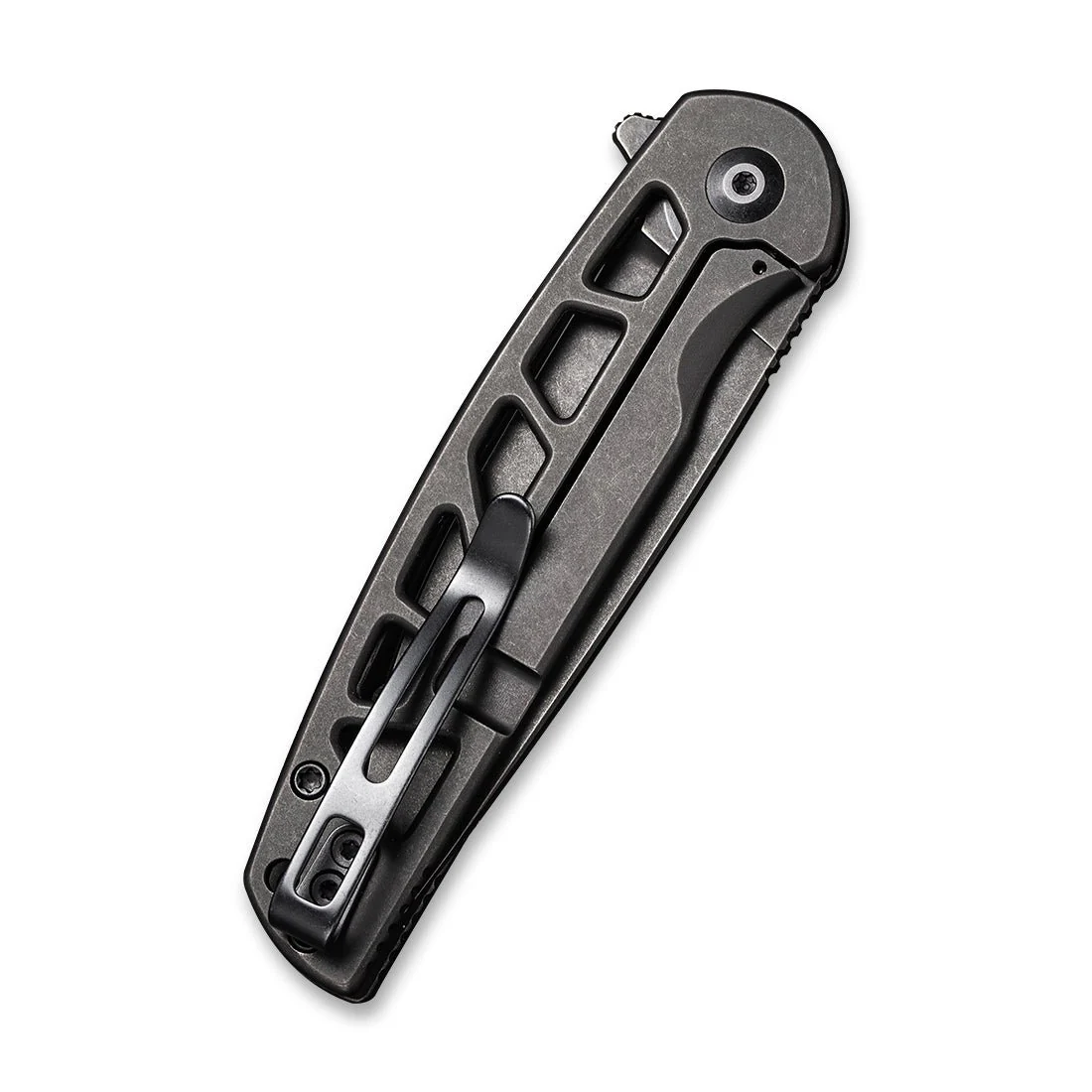 CIVIVI Perf Flipper Knife Stainless Steel Handle (3.12" Nitro-V Blade) C20006-B - Image 6