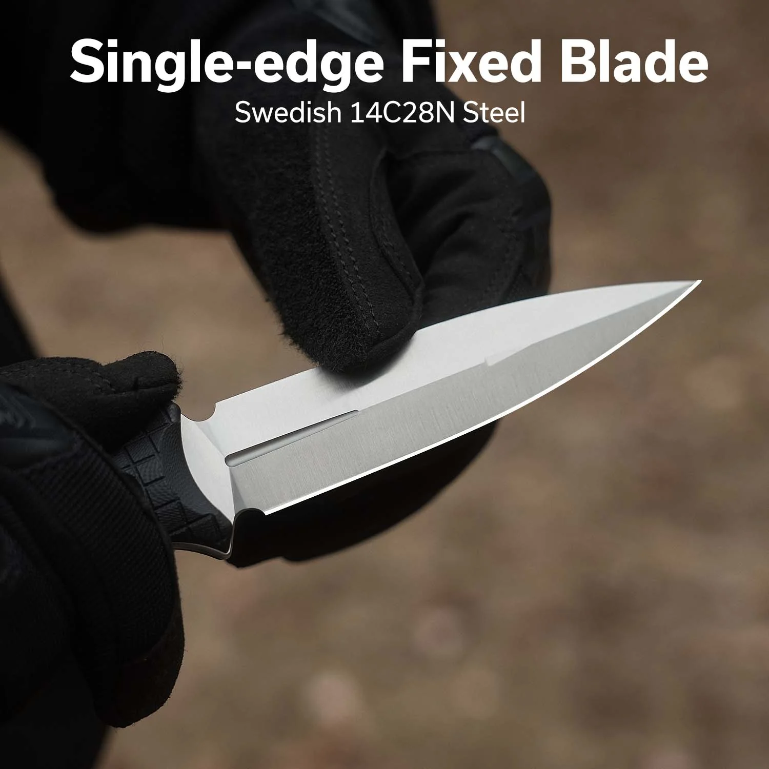 CIVIVI Perfrico Fixed Blade Knife G10 Handle (4.49" 14C28N Blade) C23026-1 - Image 2