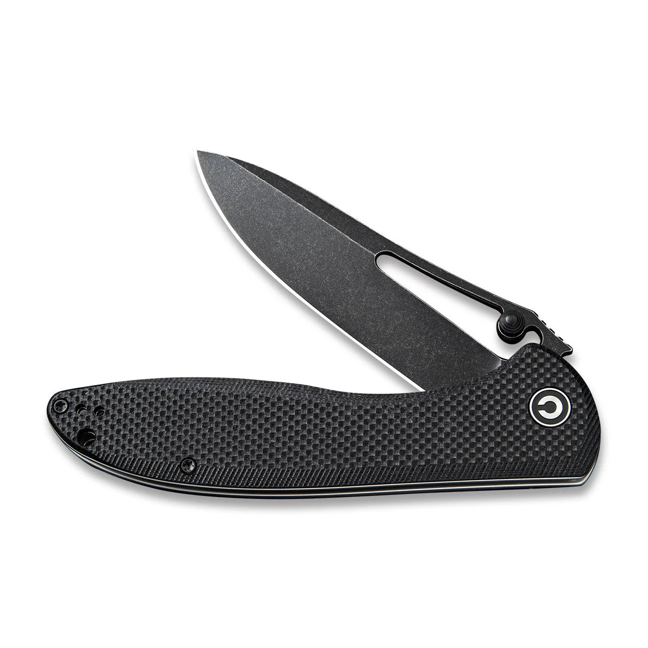 CIVIVI Picaro Thumb Stud & Thumb Hole Knife G10 Handle (3.94" D2 Blade) C916D - Image 4