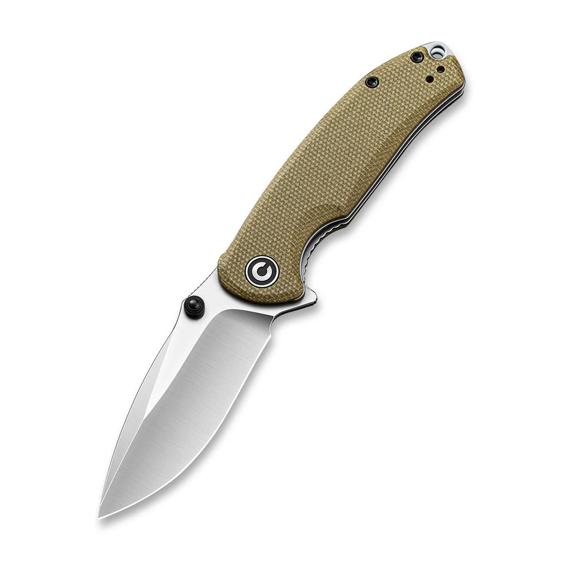 CIVIVI Pintail Flipper & Thumb Stud Knife Micarta Handle (2.98" CPM S35VN Blade) C2020B - Image 3