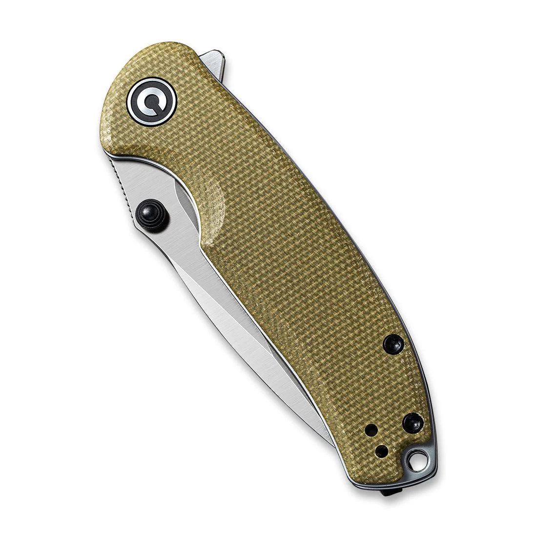 CIVIVI Pintail Flipper & Thumb Stud Knife Micarta Handle (2.98" CPM S35VN Blade) C2020B - Image 5